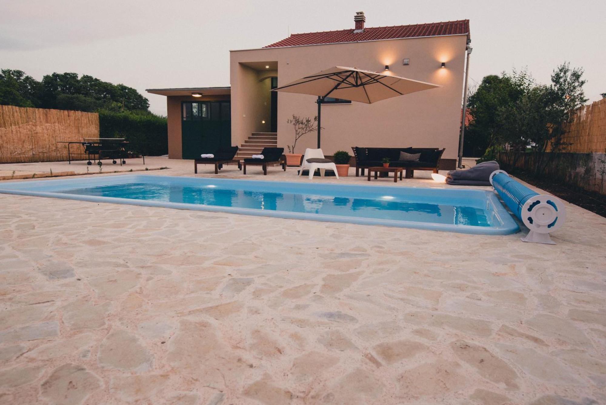 Cozy Country Home With Heated Outdoor Pool Šibenik Kültér fotó